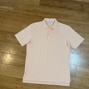 Orange Peter Millar Sport Polo